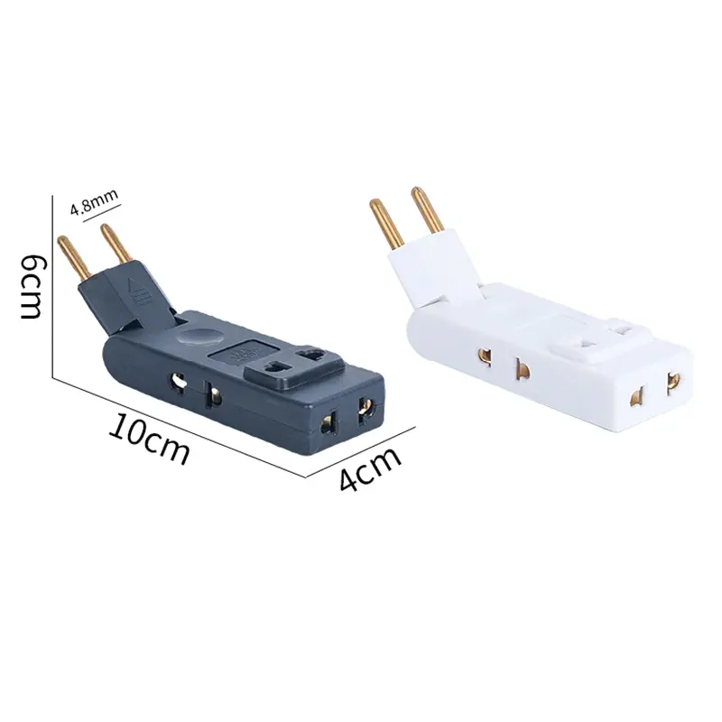 Mở Rộng Ổ Cắm Tường, 4 Trong 1, Ổ Cắm Điện EU, Bộ Chuyển Đổi Phích Cắm 180 Độ, Bộ Chuyển Đổi Du Lịch, Bộ Chuyển Đổi Nguồn Cầm Tay 5