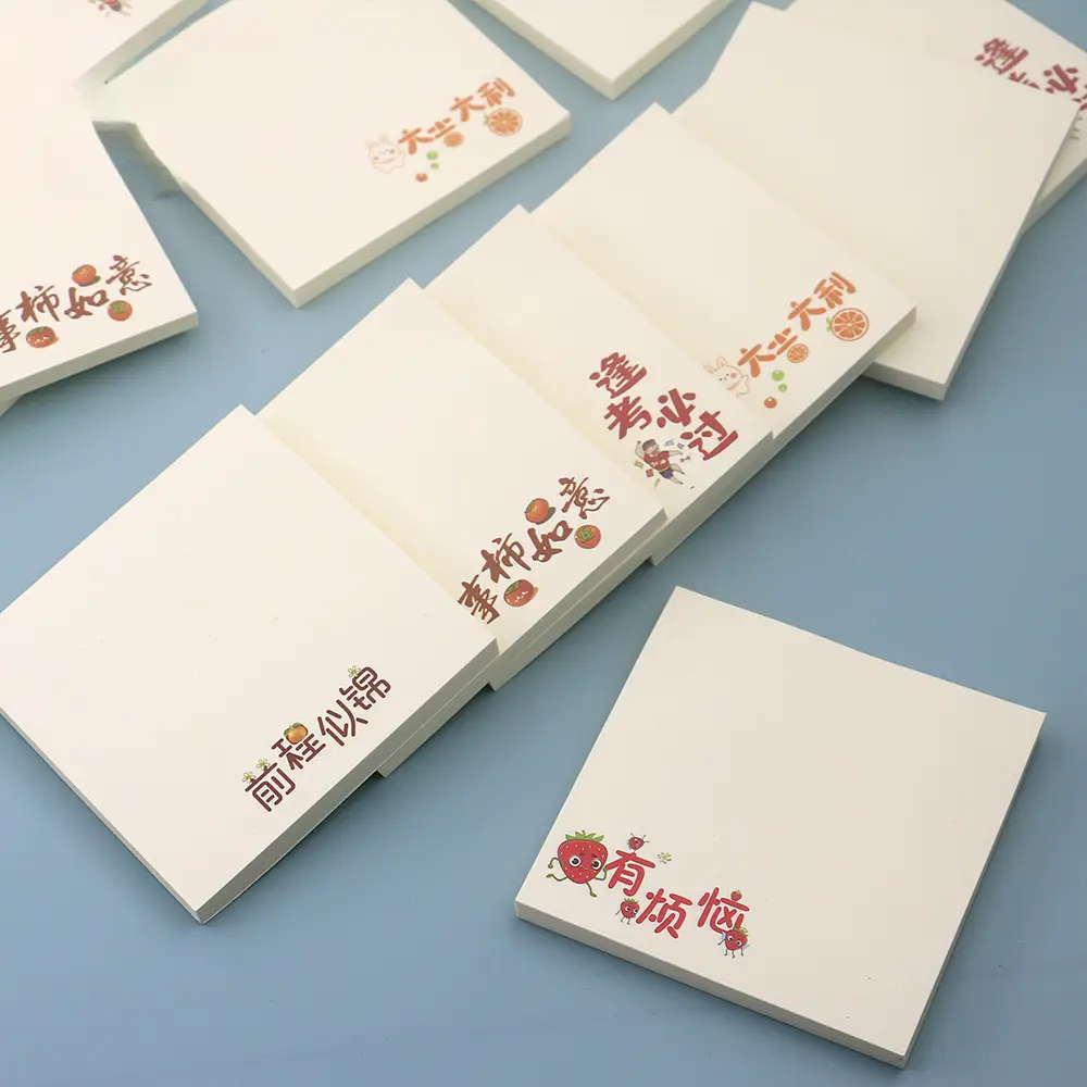 Hand Account Notepad Customized Special-Shaped Note Announcement Stickers Paper Index Strong Adhesive Wrong Questions Sticky Notes Customized Wholesale