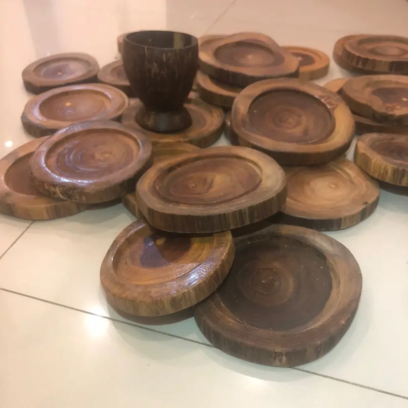 Tatakan Gelas Tatakan Kayu Alas Gelas Coakan A 3