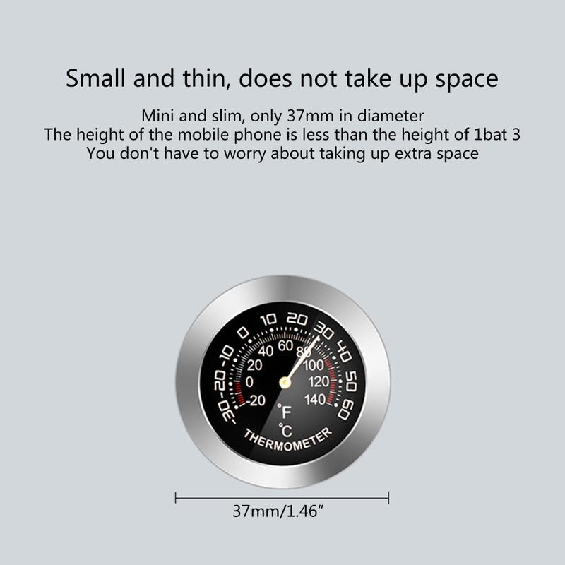 Product Introduction of Car Temperature/Humidity Detector Dial Type Mini Mechanical Meter Tester-Gauge 0