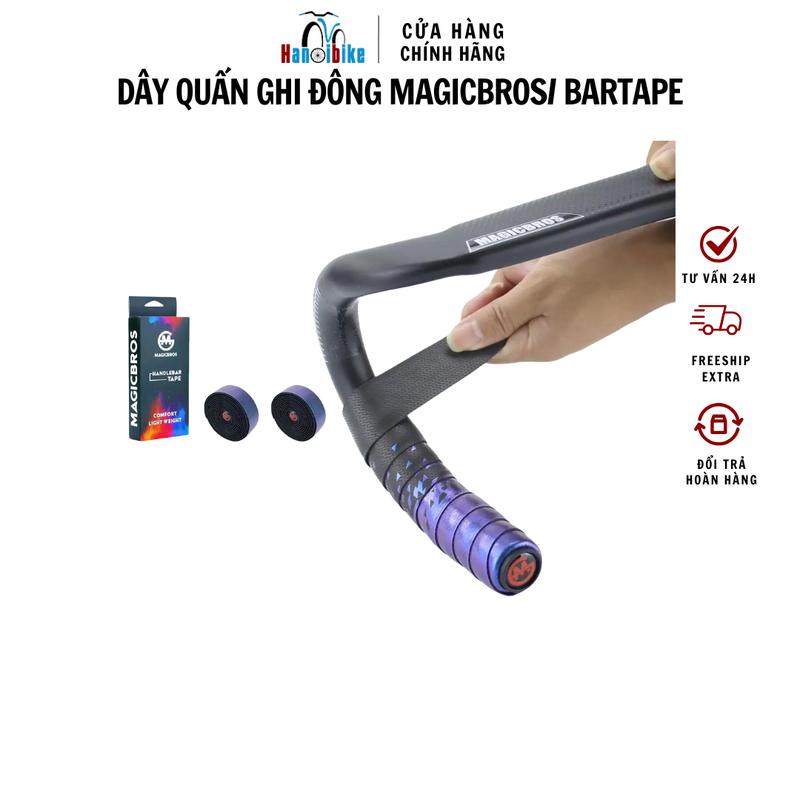  Dây quấn Magicbros  Bartape cho ghi đông xe đạp PU nhẹ và bền chất liệu chống trượt đa năng - Gắn Xe Đạp 