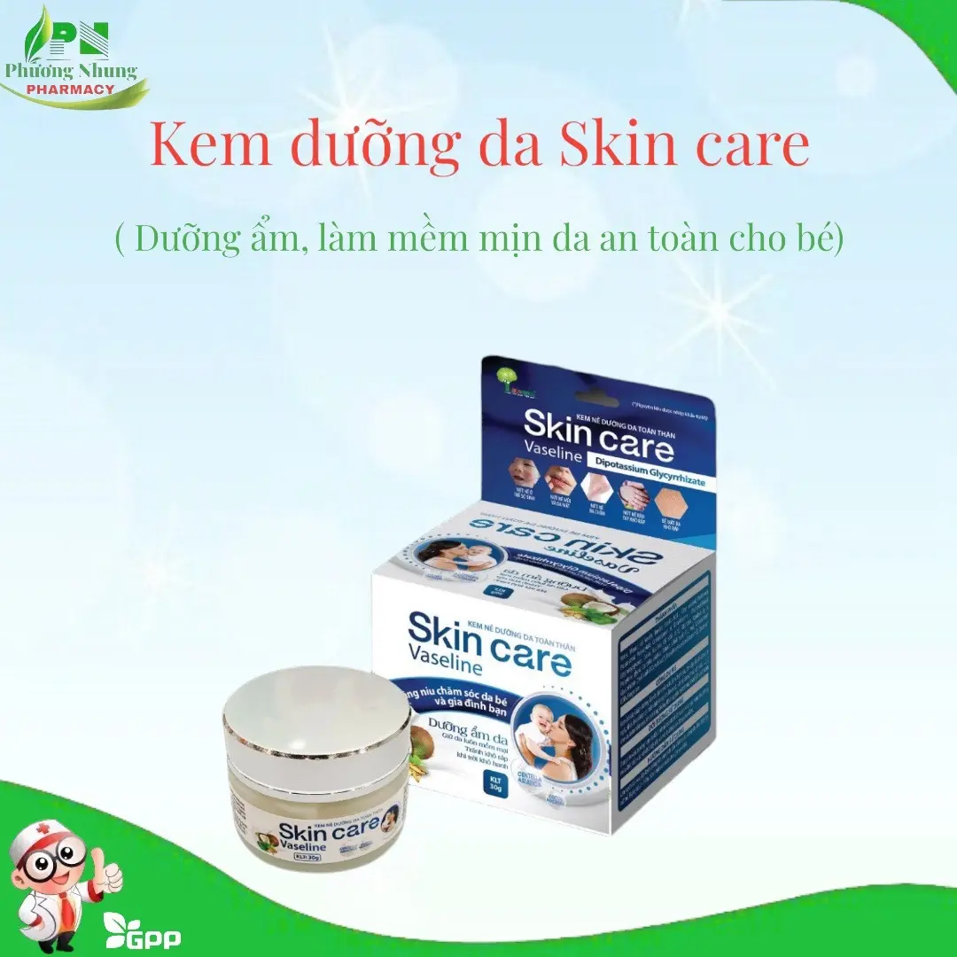 Kem dưỡng ẩm Skin care phù hợp với mọi loại da kể cả trẻ sơ sinh