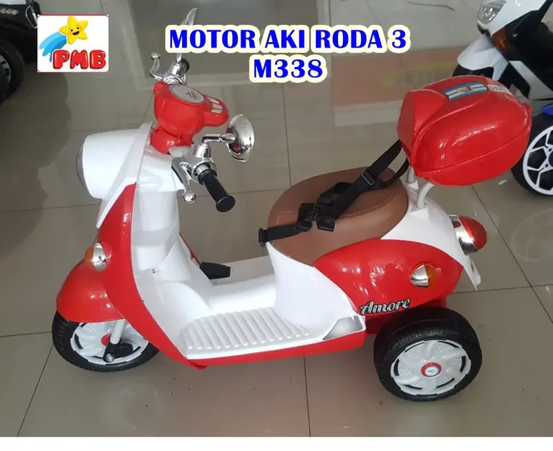 MOTOR MAINAN ANAK MOTOR AKI PMB M338 0