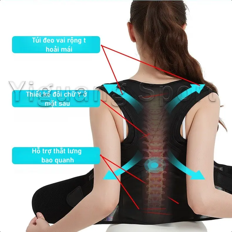 [Giao hàng từ TP. Hồ Chí Minh!][COD] S-4XL (21-95kg) Năm mới 2025 Đai chỉnh hình chống gù trở lại ngồi cho người lớn Vải thoáng khí- Sport