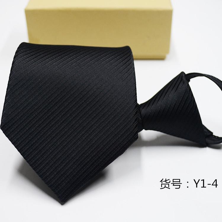 Men's Casual Zipper Tie New Professional Formal Suit Convenient Lazy Tie 8