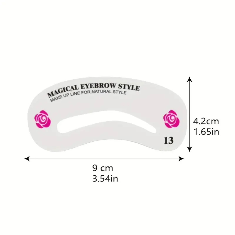 24pcs Mixed Style Reusable Eyebrow Stencils, Eyebrow Templates, Eyebrow Shaping Template Stencils, Professional Makeup Tools For Beginners & Professionals Alike, Valentine's Day Gift, Makeup Products 1