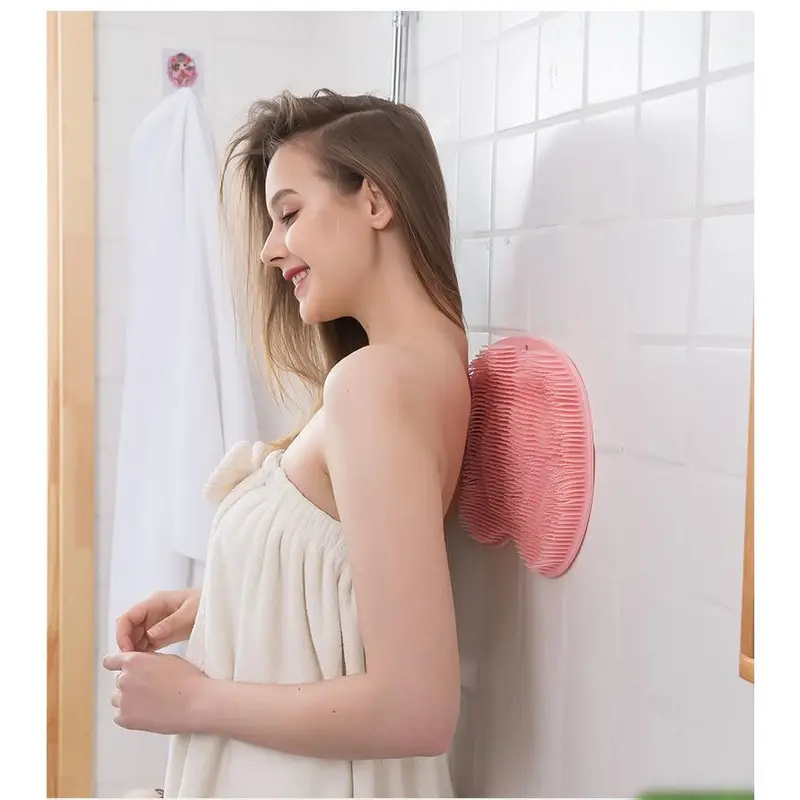Bàn Chải Chà Chân Cho Người Lười Biếng, Bàn Chải Chà Lưng, Phòng Tắm, Mát Xa, Bồn Tắm, Rửa Chân, Bồn Tắm Silicon, Miếng Chà Chống Trượt 2