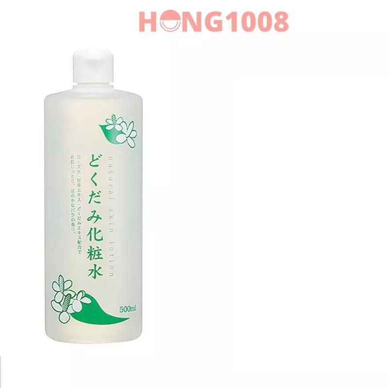 Nước hoa hồng Toner diếp cá Dokudami Natural Skin Lotion Nhật 500ml Skincare của Nhật Bản shop Hong1008