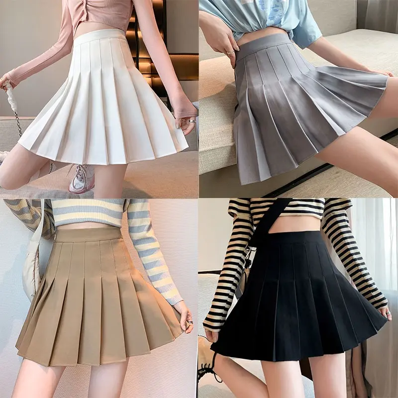 Fashionable Anti-wrinkle Women's High Waist Skirt Casual Short Skirt