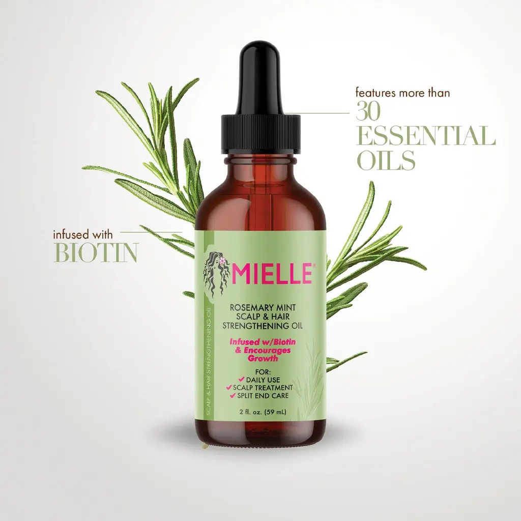 Mielle Rosemary Mint Scalp & Hair Strengthening Oil 59 mL