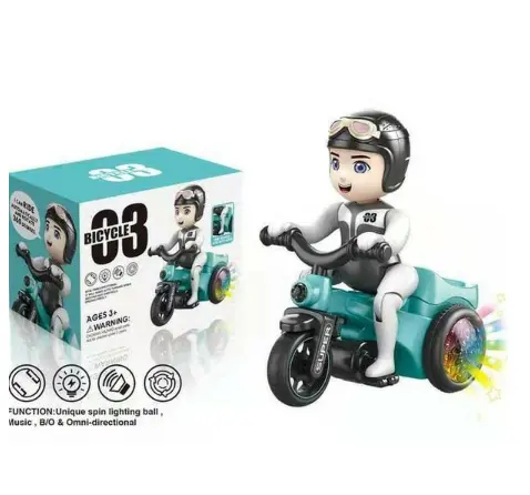 MAINAN SEPEDA MENARI DANCING BICYCLE / MAINAN SEPEDA MOTOR GOFOOD BERJALAN TANPA BATERAI / Mainan