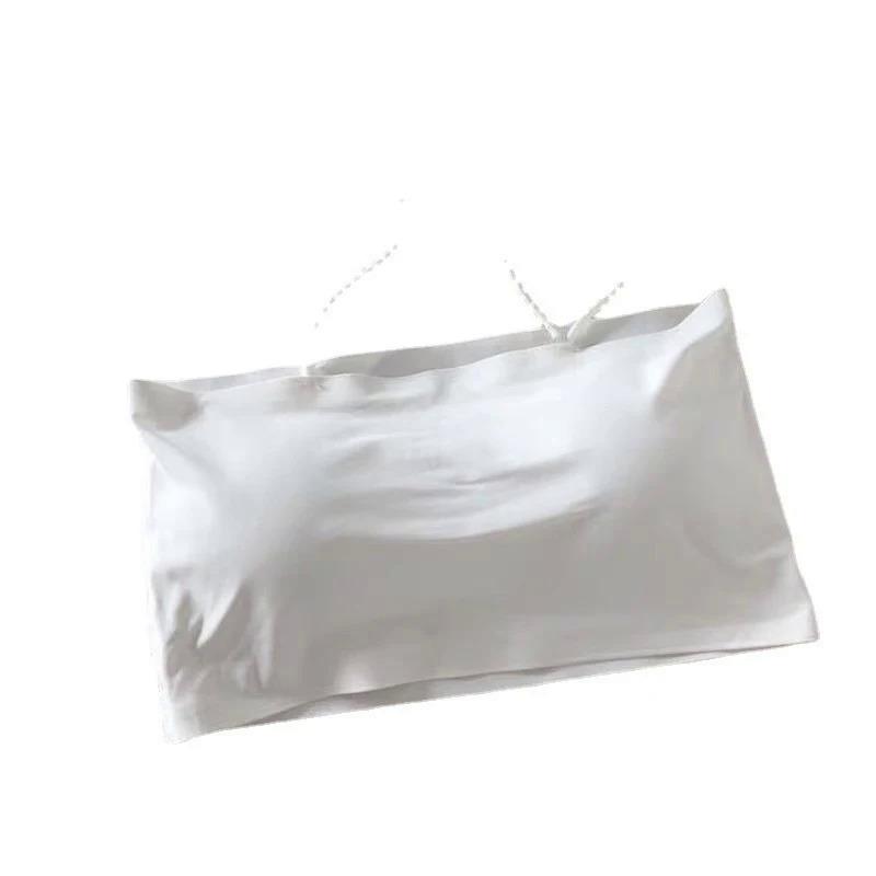 Product Introduction of Áo Ngực Nâng Ngực, Gợi Cảm, Dành Cho Phụ Nữ, Chất Liệu Lụa Lạnh Áo Crop Top, Liền Mạch, Áo Ống Dây Đeo, Không Tay, Áo Yếm, Đồ Lót, Áo Ngực Thân Mật Nữ 18