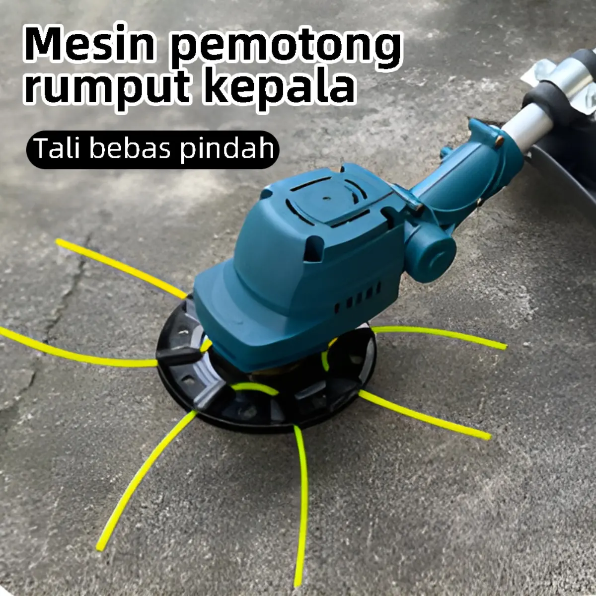 25.4mm Kepala Pemotong Rumput Mesin Potong Rumput Baterai Lithium Pisau Piring Besi Kepala Tali Pemotong Rumput Aksesori Mesin Potong Rumput Taman Rumah Kebun Pertanian Tahan Lama Kuat Presisi Tinggi Mudah Dipasang