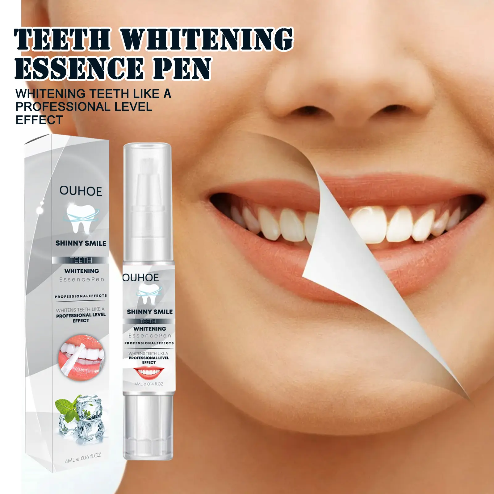 Tooth Paint, Instant Whitening Paint For Teeth, Teeth Stain Remover To Whiten Teeth, Tooth Polish Uptight