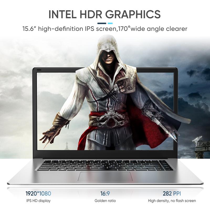 【Pengiriman Lokal】 Baru laptop Murah 15.6''inc 8GB +256GB SSD Laptop Gaming Generasi ke-11 Intel N4020 Layar HD WIN10/11 Tipis Dan Ringan Profesional Empat inti dan delapan utas Desain Grafis masa pakai baterai tinggi/Pengeditan 4