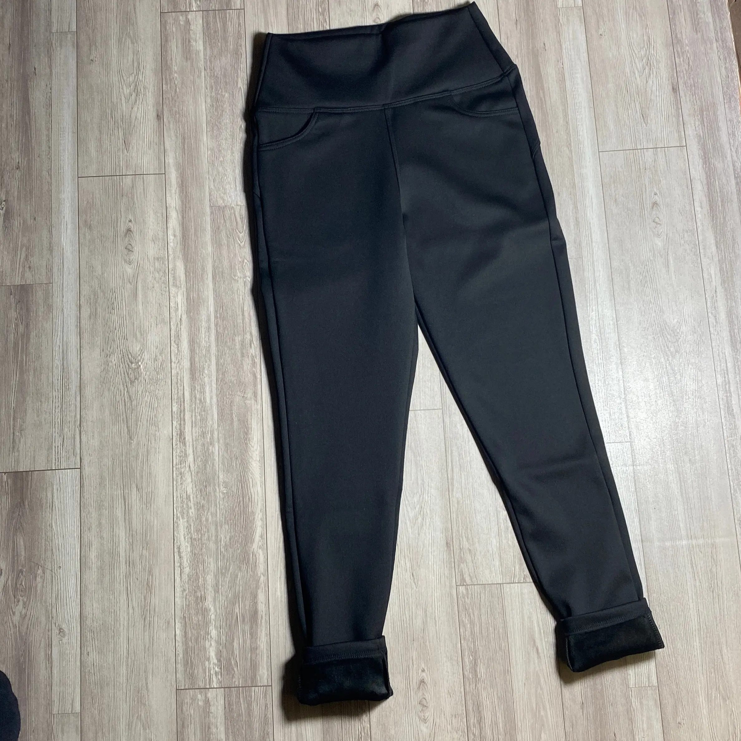 Quần Legging Lót Nhung Ấm Áp vải mì Hàn Cạp Cao