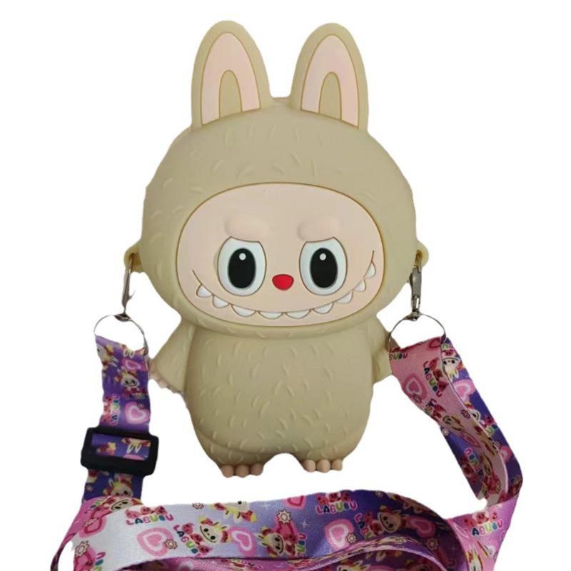 Product Introduction of Labubu Silicone Coin Purse Children's Cartoon Outdoor Crossbody Bag Student Travel with Storage Bag 19