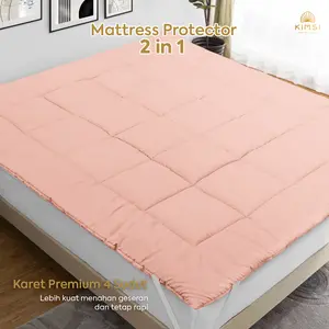 Matras Silikon Topper Protector Minimalis Aesthetic 120x200/180x200 Tebal Empress Free Colour