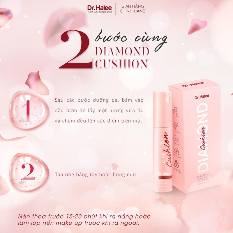 Kem Chống nắng Dr.Halee nâng tone che khuyết điểm 3