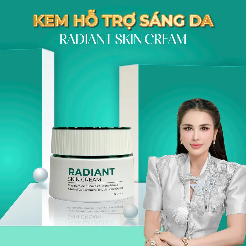 JT14 - Kem hỗ trợ sáng da Nhã Lê - Radiant Skin Cream - Dưỡng ẩm giúp da mềm mịn 4