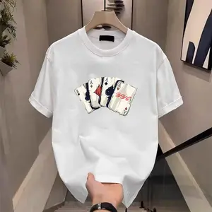 Kaus lengan pendek retro jalanan baru musim panas bergaya India untuk wanita, longgar, desain khusus, atasan trendi