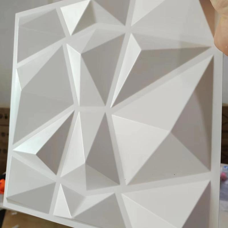 3D Geometric Wall Panel, 6pcs/set PVC Wall Decor for Room Decor, Design Modern Interior, Wallpaper for Home Living Room Bedroom Decor 8