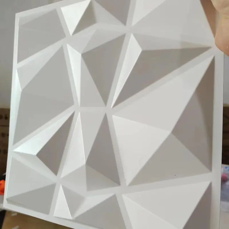 3D Geometric Wall Panel, 6pcs/set PVC Wall Decor for Room Decor, Design Modern Interior, Wallpaper for Home Living Room Bedroom Decor 8