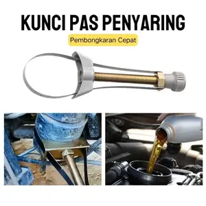 Kunci Filter Oli Mobil & Motor 60-105mm, Ring Filter Wrench Set, Perkakas Bengkel Terlengkap, Alat Servis Oli Mesin, Kunci Ring Pas Filter, Peralatan Mekanik Profesional, Toolkit Suku Cadang Kendaraan