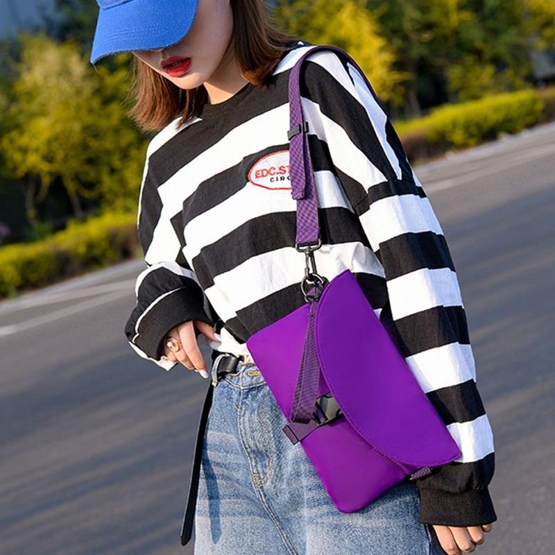 Product Introduction of Men Nylon Chest Pack Cellphone Pouch Outdoor Sports Cross-body Bag Casual Running Cycling Sling Bag 17
