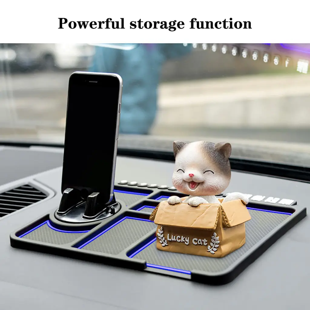 Quan Super Sticky Dashboard Magic Anti-slip Mat Interior Accessories Adhesive Mats...