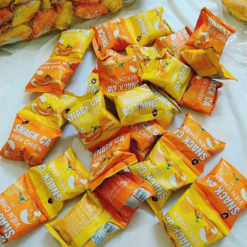  Snack cá viên chiên ăn liền bịch 60 gói siêu ngonn hấp dẫn Food 