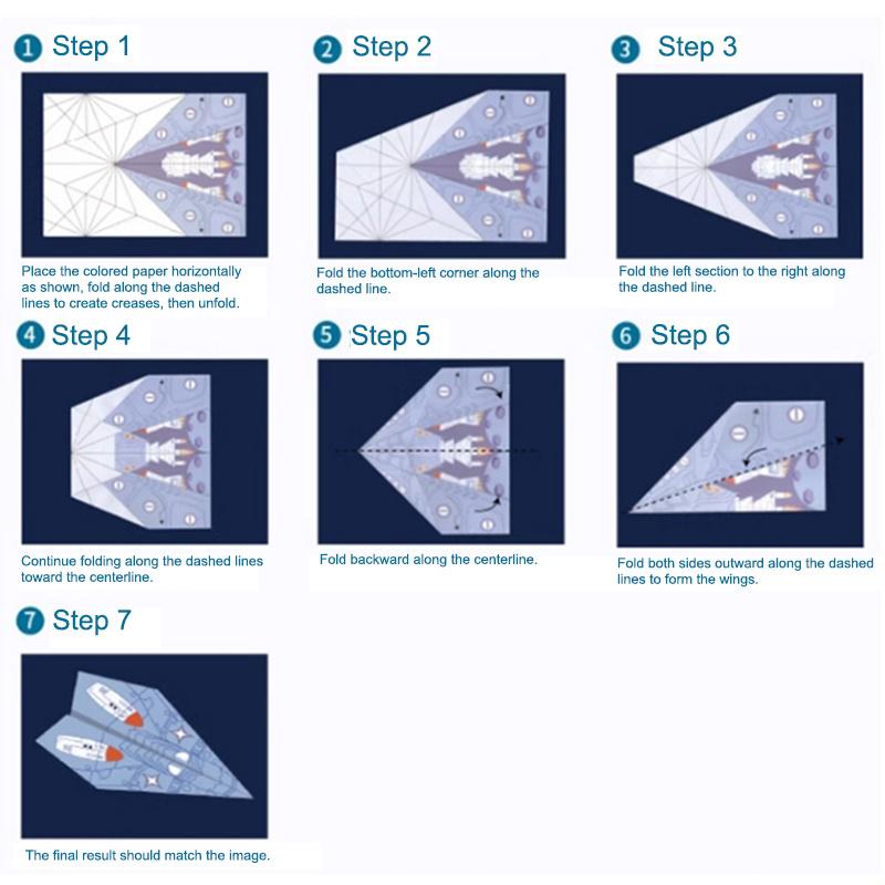 Từ Điển Origami Cho Người Mới Bắt Đầu, Máy Bay Giấy 3D Đầy Màu Sắc, Đồ Chơi Tự Làm Cổ Điển Sáng Tạo, Dành Cho Trẻ Em, Gấp, Thích Hợp Cho Trẻ Em 4