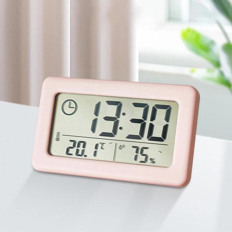 LED Number Clock Desktop Electronic Clock Digital Clock Hygrometer ...