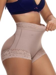 Conjunto de fajas sin costuras de cintura alta para mujer, control de abdomen y faja reductora, shorts de gimnasio anti-enrollamiento, ropa interior casual para todas las estaciones