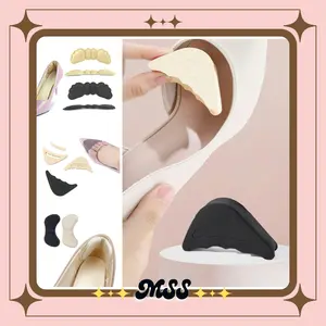 MSS -(COD) BUNDLING 2PCS 2PCSMIX  Busa Spons Insole Sol Alas Sepatu Kebesaran Bantalan Sepatu Pengganjal Ganjelan Sepatu Longgar Kebesaran Pelindung Jari Kaki Anti Slip Hitam Pria