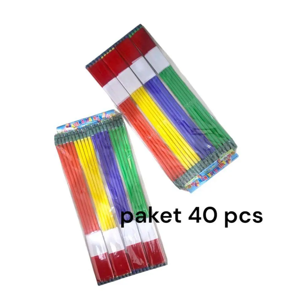 (PAKET 40 pcs) PLUIT BENDERA Merah putih Premium/peluit bendera 2 Pack isi 40/bendera plastik Premium