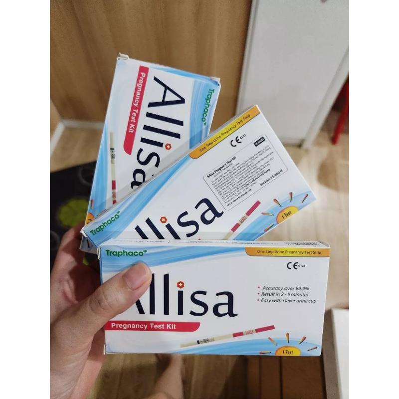 Que thử thai Allisa Traphaco TEST NHANH kết quả 2 vạch CHÍNH XÁC mọi thời điểm trong ngày - Chính Hãng