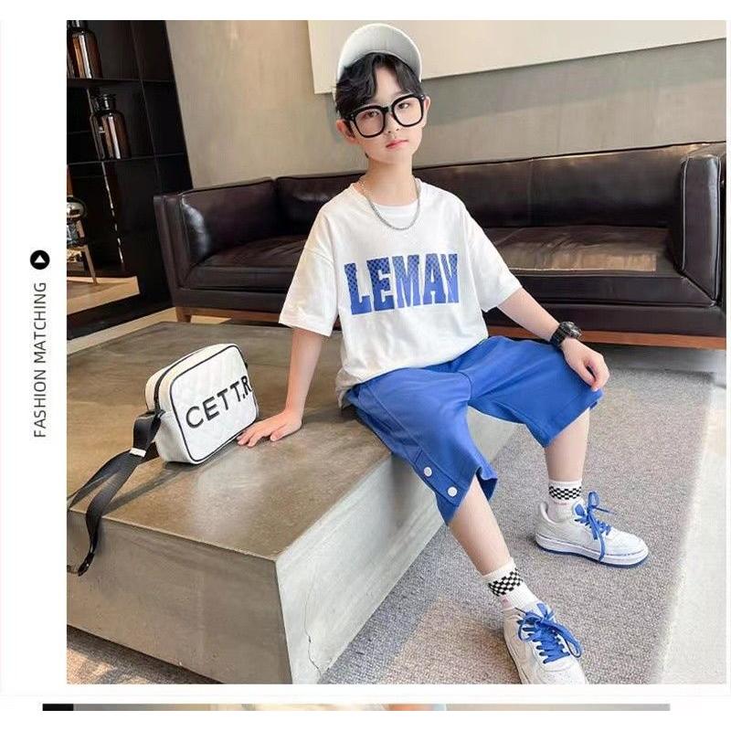 Product Introduction of Boys Shorts For Summer Hot Teen Shorts For Summer Medium And Large Children's Loose Five-point Pants Comfortable Sports 20