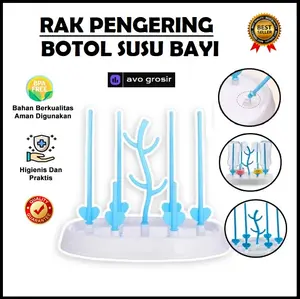 Rak Pengering Botol Susu Bayi / Rak Tirisan Botol Susu