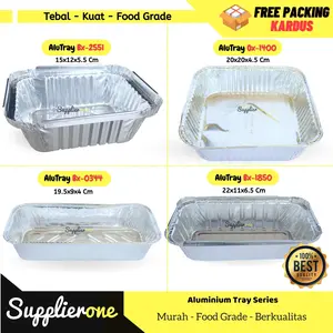 Alumunium Foil Tray 20 PCS /  Aluminium Foil / Aluminium Tray / Alumunium Foil / Alumunium Tray