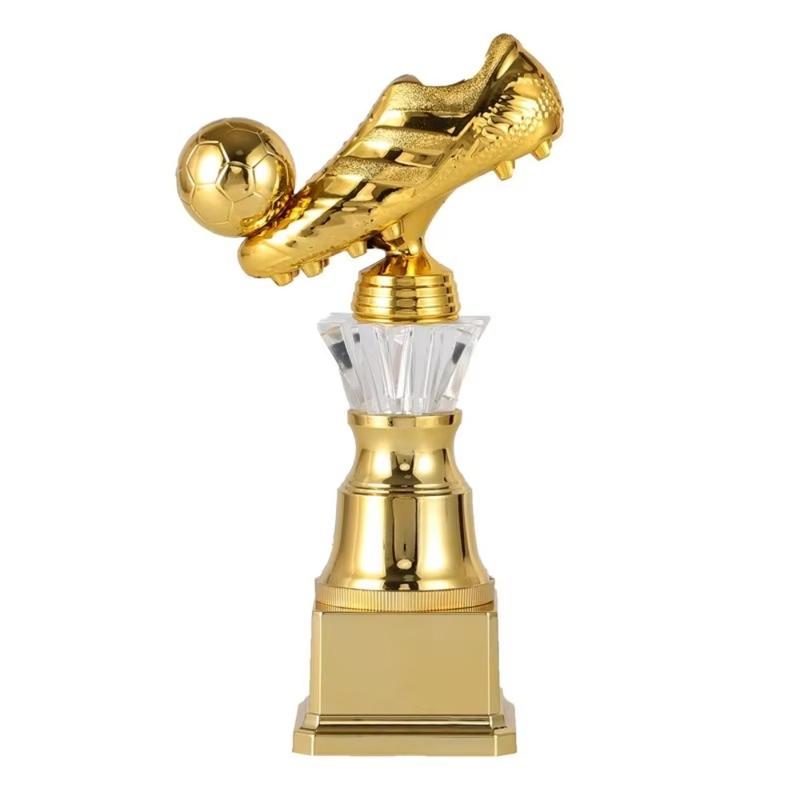 Product Introduction of Model Youth Sports Golden Boot Award Trophy Football Match Excellent Player Award Football Shoe Award Competition Honor Plastics Soccer Trophies Football Fans Gift 12
