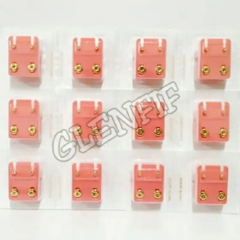 GLENFIF Anting Tindik Bayi STUDEX USA model Permata Putih size Mini Gold Lusinan BISA COD