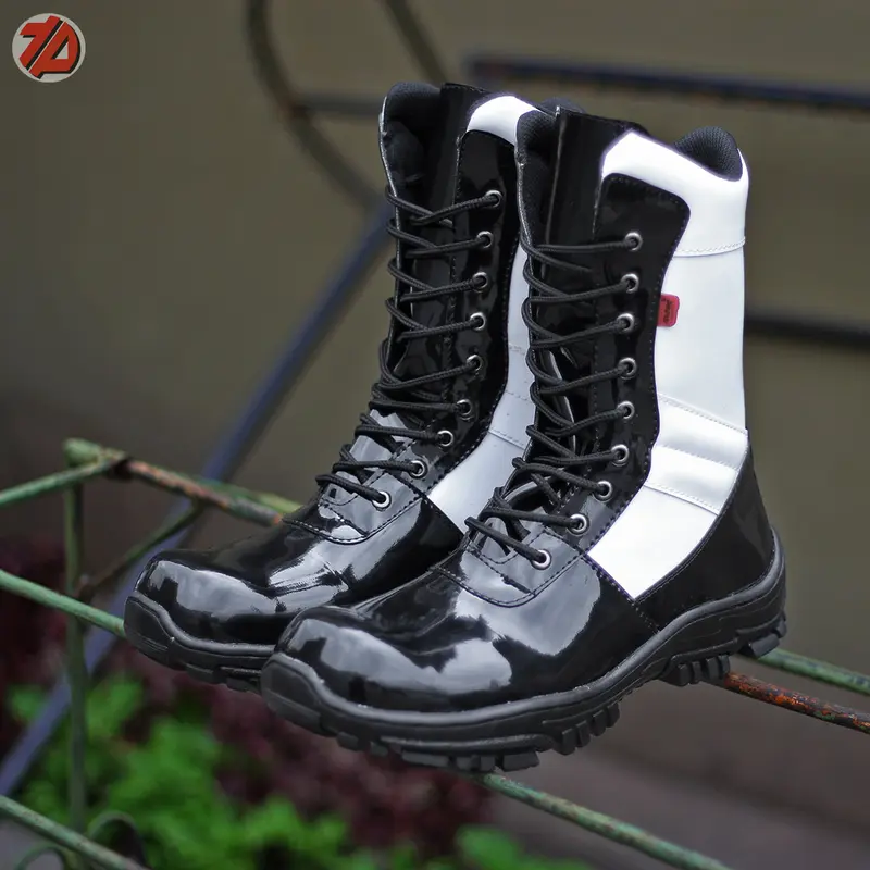 Sepatu PDL pria provos PDL  KULIT KILAP TANPA SEMIR ARBOO FOOTWEAR 3