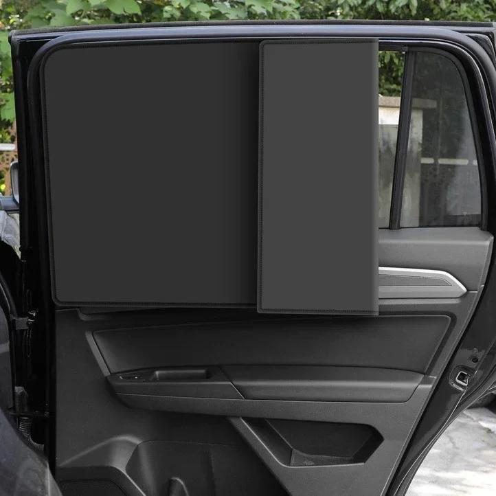 Product Introduction of Magnetic Car Window Sunshade Cover Summer UV Protection Car Side Front Rear Window Mesh Curtain Protector Cover Auto Accessories 12