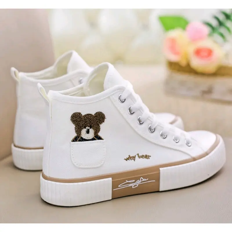 Sepatu Sekolah Anak Perempuan Motif Beruang Termurah Sepatu Botts keren 2