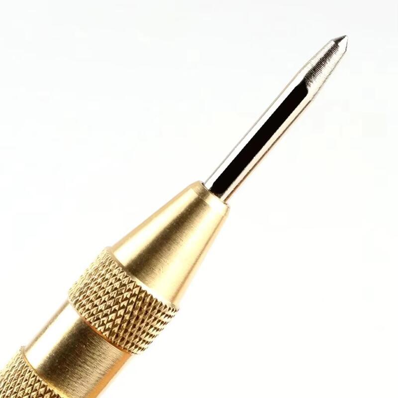 Automatic Center Pin Punch Wooorking Tools Spring Loaded Marking Metal Drill Bits Wood Press Dent Marker Tool 2