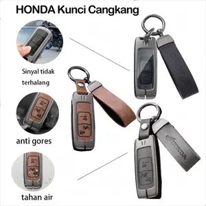 Honda Cover Case Kunci Logam Kulit Motor untuk PCX 160 ADV 160 Stylo 160 Scoopy 2023-2024 Tahan Air Anti Gores Waterproof - Car