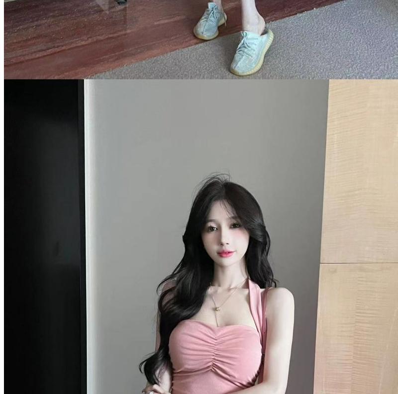 Product Introduction of Váy Cổ Yếm Phong Cách Dễ Thương Và Gợi Cảm, Trang Phục Mùa Hè Cho Nữ, Thiết Kế Đẹp, Bó Sát Eo Độc Đáo, Hông Xếp Ly Gợi Cảm Và Thanh Lịch, Váy Nhỏ 35