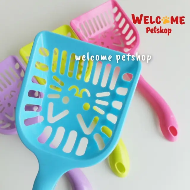 SEROKAN SEKOP PASIR KUCING Poop Kucing / Serokan Motif Ekor Kucing 1