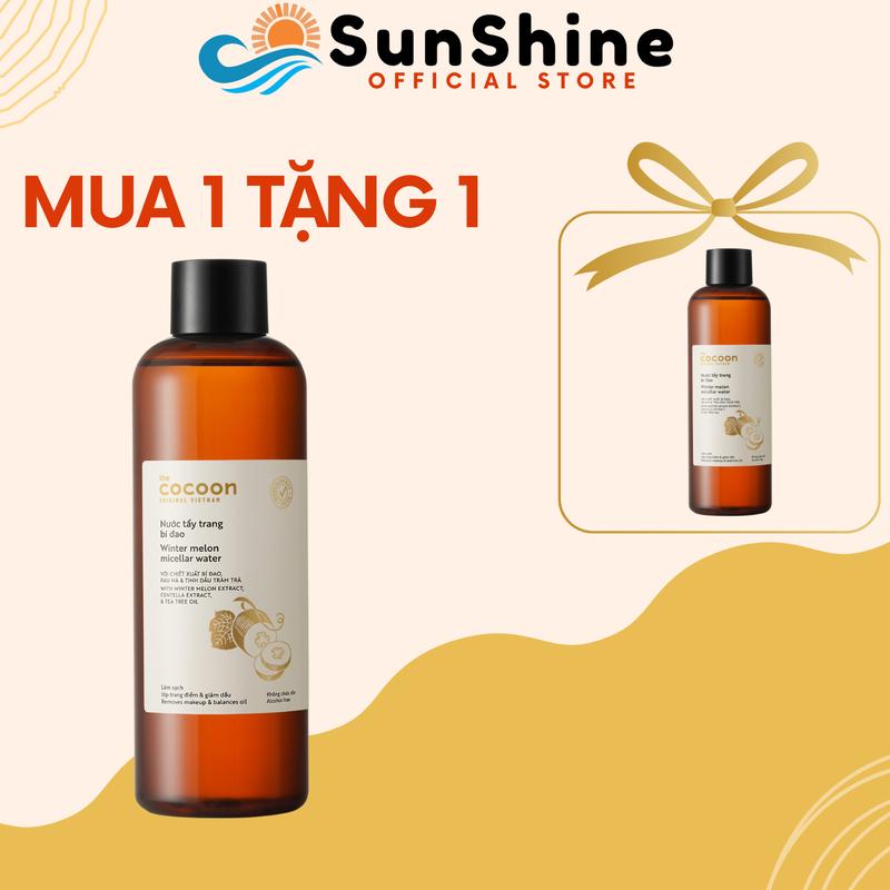[MUA 1 TẶNG 1] Nước Tẩy Trang Bí Đao CoCoon Làm Sạch Sâu, Hỗ Trợ Giảm Mụn 500ml